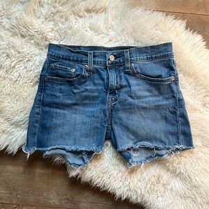 Levi's Blue Jean Shorts